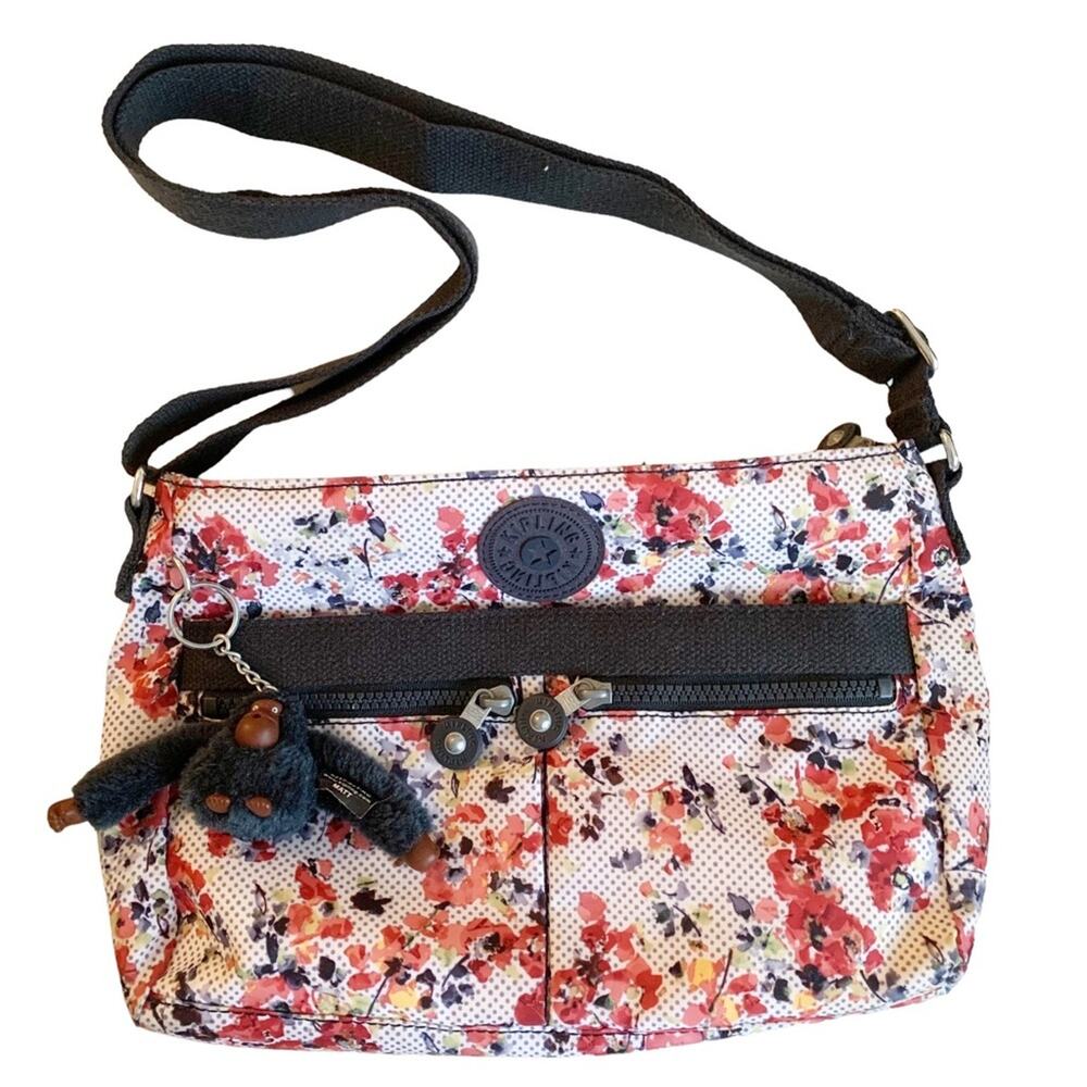 Kipling Angie Floral Printed Crossbody Bag NWOT